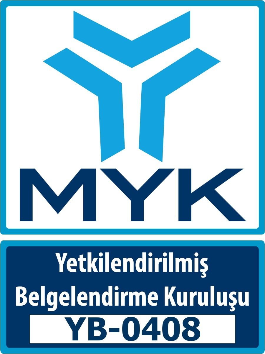 MYK Yetkilendirilmiş Belgelendirme Kuruluşu YB-0408