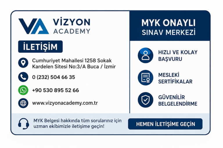 Hızlı ve Kolay Başvuru ile MYK Belgesi Nasıl Alınır? MYK Onaylı Sınav Merkezi Rehberi